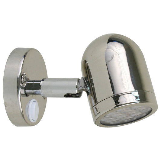 Scandvik LED 304 Stainless Steel LED Reading Light  830V 19053P