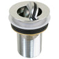 Scandvik Sink Drain wFlip Stopper  Chrome Plated Brass 19006P