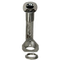 CE Smith 80 Series Screwless Flush Mount Rod Holder  15 Degree  Stainless Steel  Swivel Bottom  Black Liner 53687S