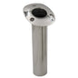 CE Smith 70 Series Standard Flush Mount Rod Holder  15 Degree  Stainless Steel  Cast Bottom  Black Liner 536710C