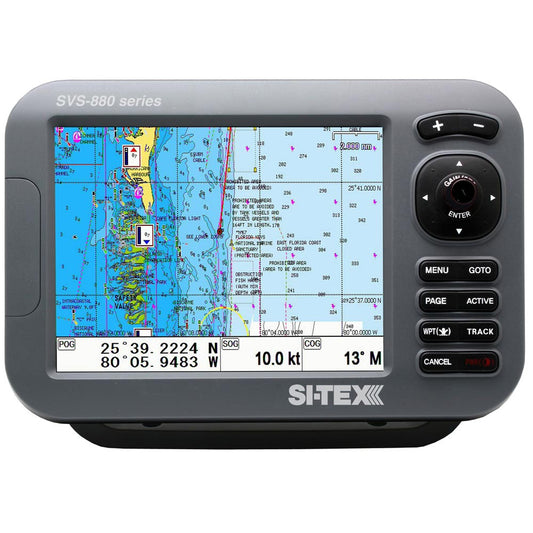 SITEX GPS ChartDual Frequency 600W Sonar System  8 Color LCD wInternal GPS Antenna  CMAP 4D Card SVS880CF