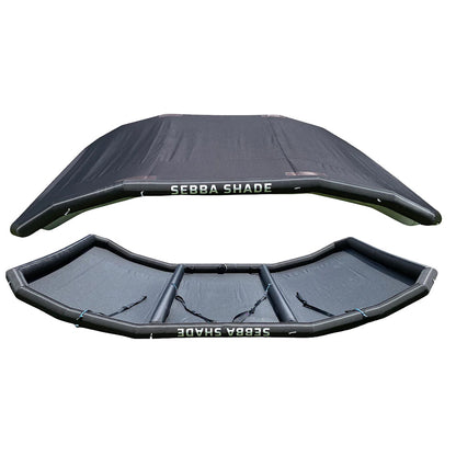 Sebba Shade 8 x 12 ft Black Sun Shade fBoats 26 SS8X12BLK