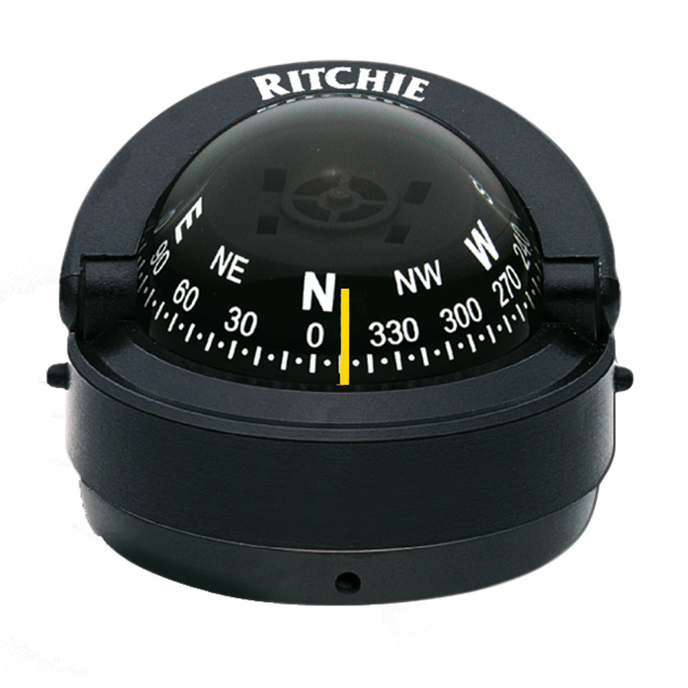 Ritchie S53 Explorer Compass  Surface Mount  Black S53