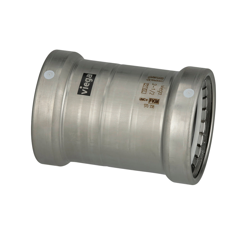 Viega MegaPress 316 FKM 3 Slip Coupling wo Stop 98365