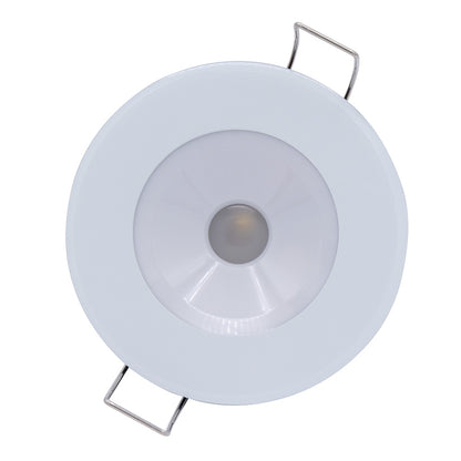 Lumitec Illusion Flush Mount LED Down Light  Spectrum RGBW  Cool White  White Housing 117127