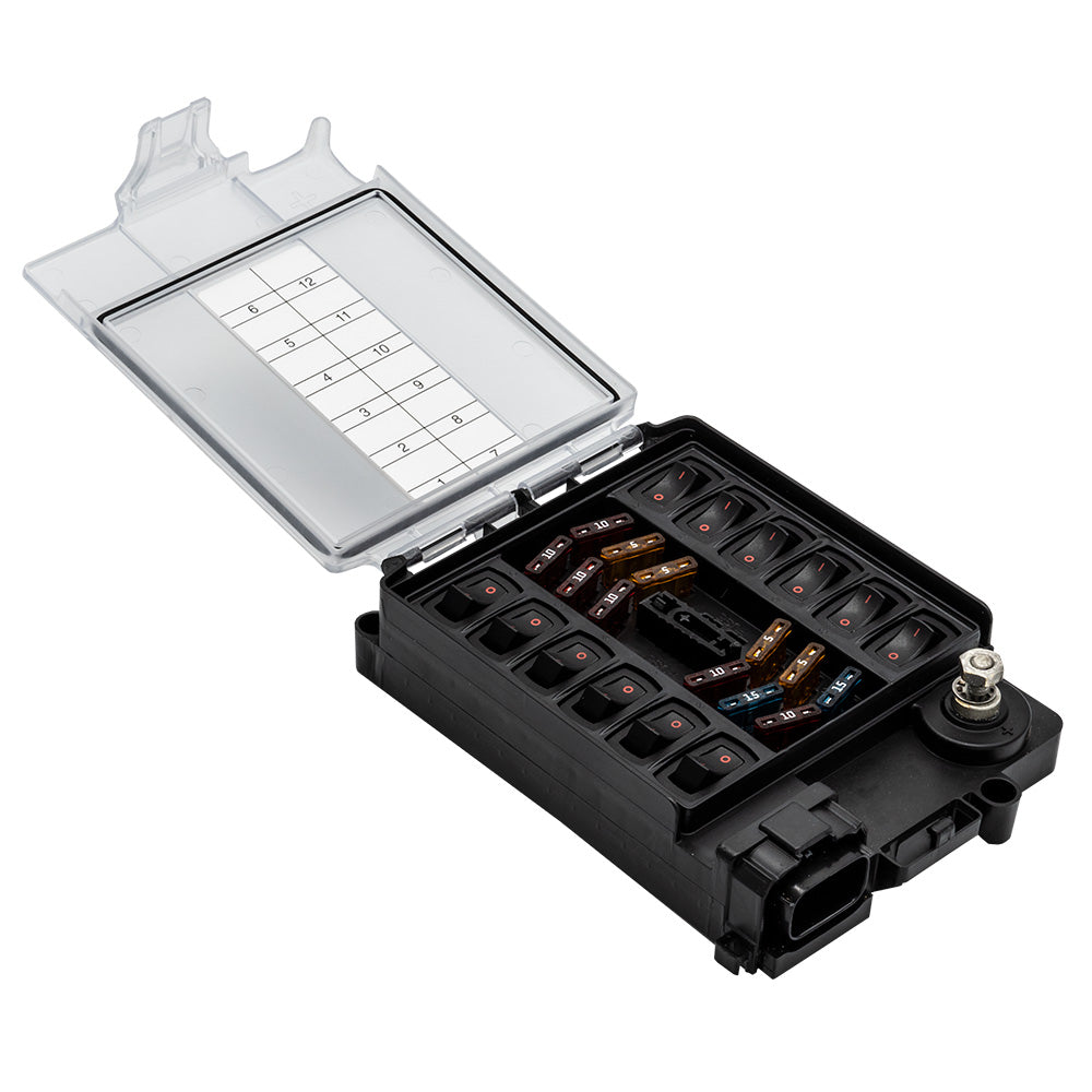 Maretron 12 Circuit Bypass Module NMEA 2K wo Fuse Pack  Jumper Wire CBMD12