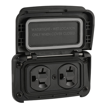 Scanstrut Ventura Series Dual AC Outlet  125V  20A SCVP1