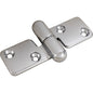SeaDog TakeApart Hinge  Forged Brass ChromePlated 2042791