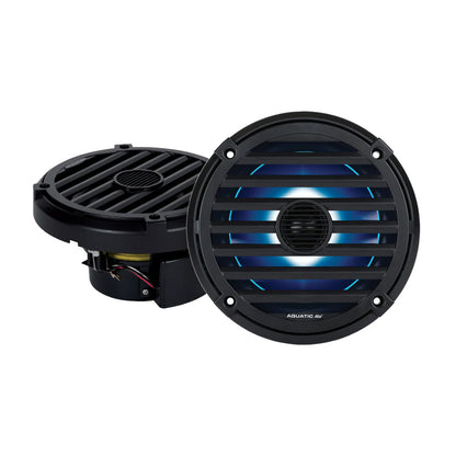 Aquatic AV ELITE 65 RGB Speakers  Black  Pair EL424