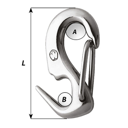 Wichard 516 Stainless Steel Sail Snap  2490W