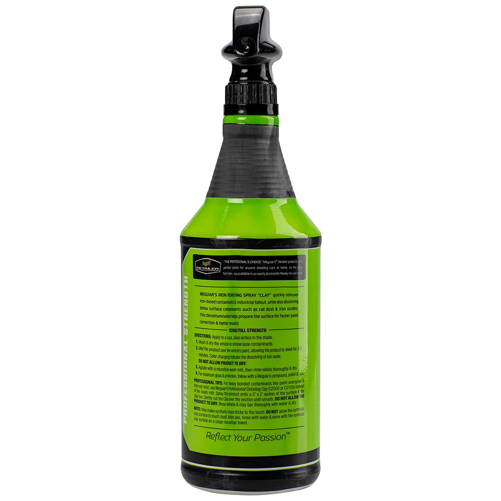 Meguiars Iron Removing Spray Clay  32oz DRTU200232