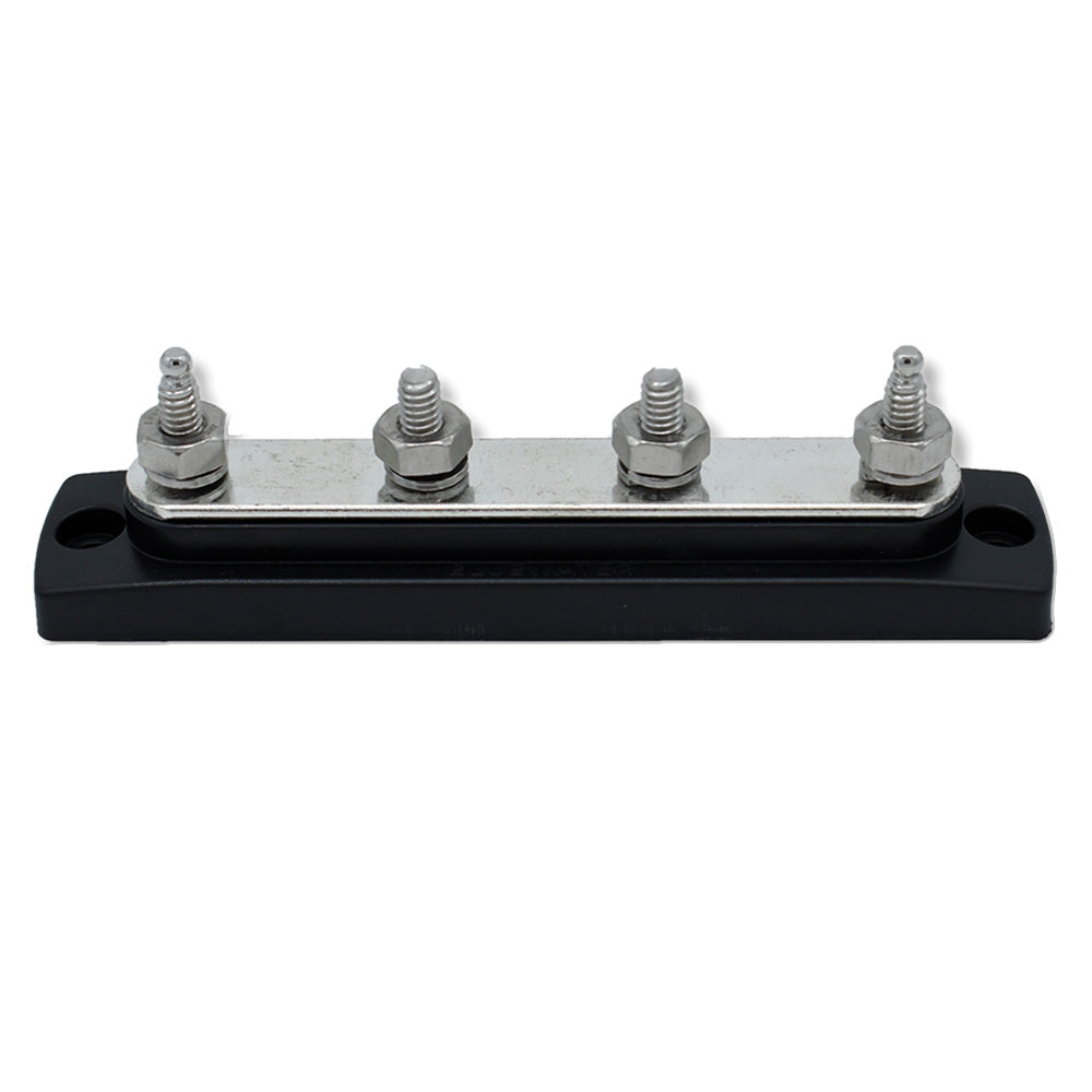 Bluewater Common Stud Busbar 4 Gang  Black 312303B020
