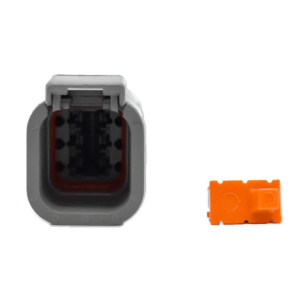 Bluewater 6 Position DTM Male Connector wWedge Lock DTM046P