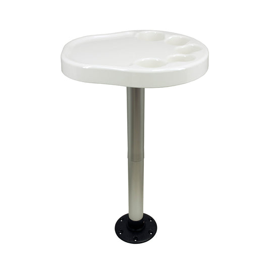 Springfield Party Platter ThreadLock Surface Mount Table Package  White 1690901