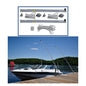 Dock Edge Supreme EZStow Mooring Whips  10  4000lbs  Up to 21 DE3330F