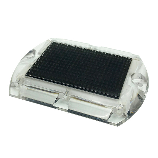 Hydro Glow 35 x 45 Rectangular LED Ultra Thin Solar Pathway Dock Light 5000K  Daylight White S1DW