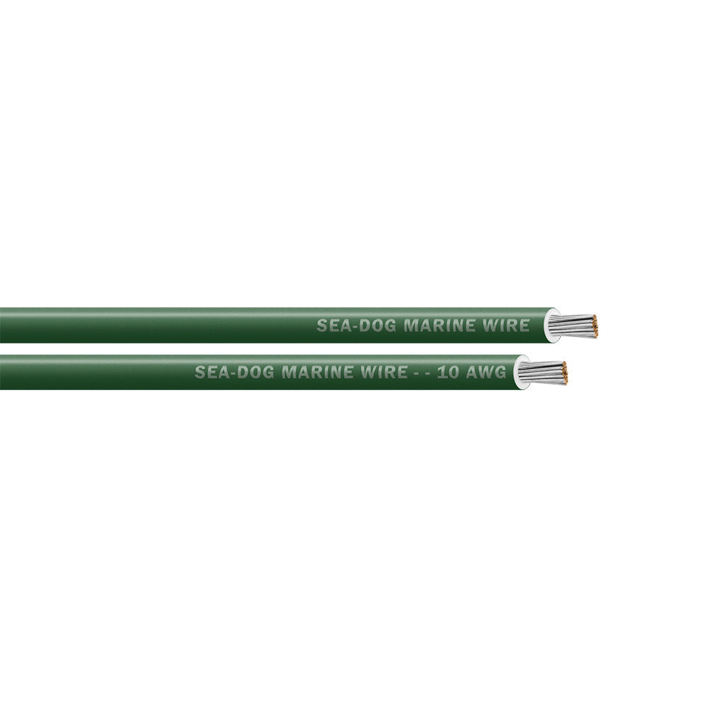 SeaDog 10 AWG Green Primary Wire  500 8010047