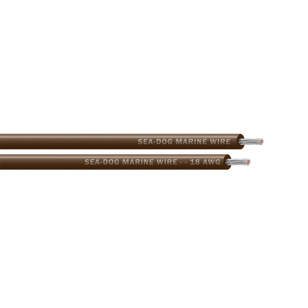 SeaDog 18 AWG Brown Primary Wire  25 8018070