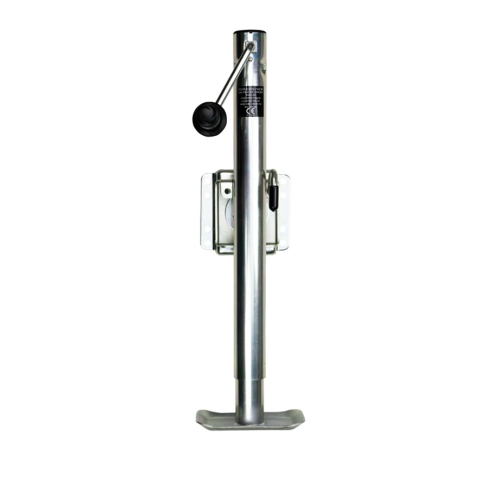 Powerwinch Saltwater Series Jack  2500lb WeldOn Flat Plate Zinc 500 HR Salt Spray 21600J2500WFZR
