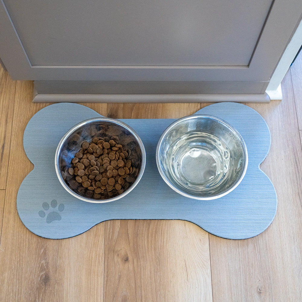 SeaDek Dog Bowl Mat  CappuccinoBlack  Small  12 x 21 6271391090
