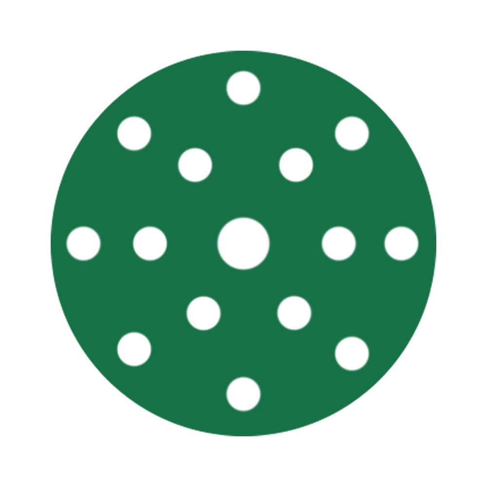 RUPES PROCUT Film Abrasive Discs 150mm 6  15 Holes  P800 Grit Box of 50pcs 945FD800