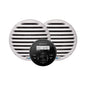 Aquatic AV GS2 Gauge Stereo  Pair of EC651 65 White Speakers CK303
