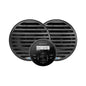 Aquatic AV GS2 Gauge Stereo  Pair of EC652 65 Black Speakers CK304