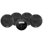 Aquatic AV GS2 Gauge Stereo  2 Pairs of EC652 65 Black Speakers CK306