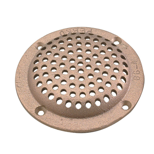 Perko 6 Round Bronze Strainer MADE IN THE USA 0086006PLB