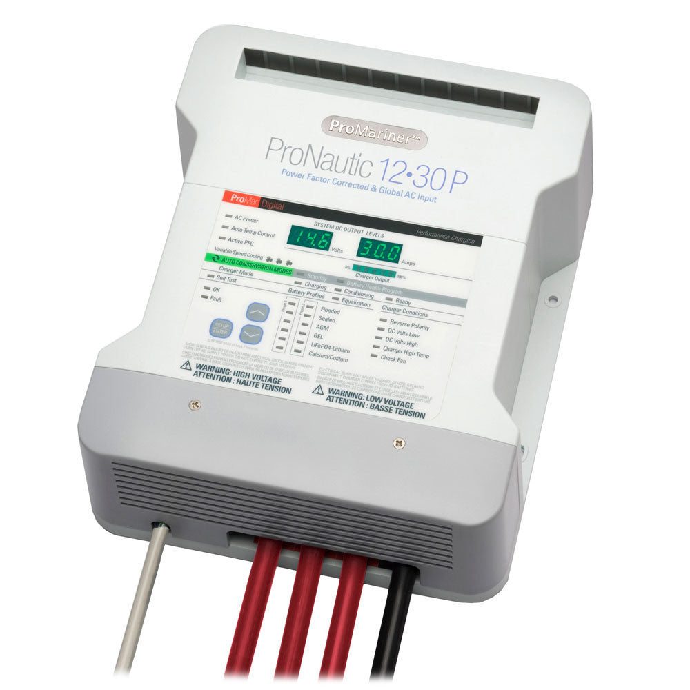 ProMariner ProNautic 1230P 30 Amp 3 Bank Battery Charger 63130