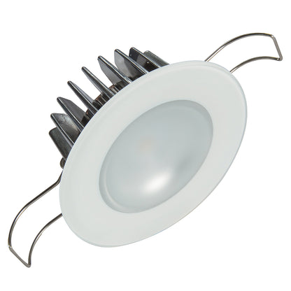 Lumitec Mirage  Flush Mount Down Light  Glass FinishNo Bezel  4Color RedBluePurple Non Dimming wWhite Dimming 113190