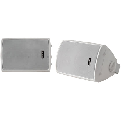 Fusion 4 Compact Marine Box Speakers  Pair White MSOS420
