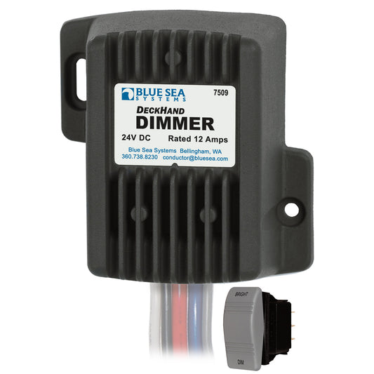 Blue Sea 7509 DeckHand Dimmer  12 Amp24V 7509