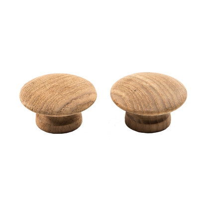 Whitecap Teak Round Drawer Knob  2  2 Pack 60120A