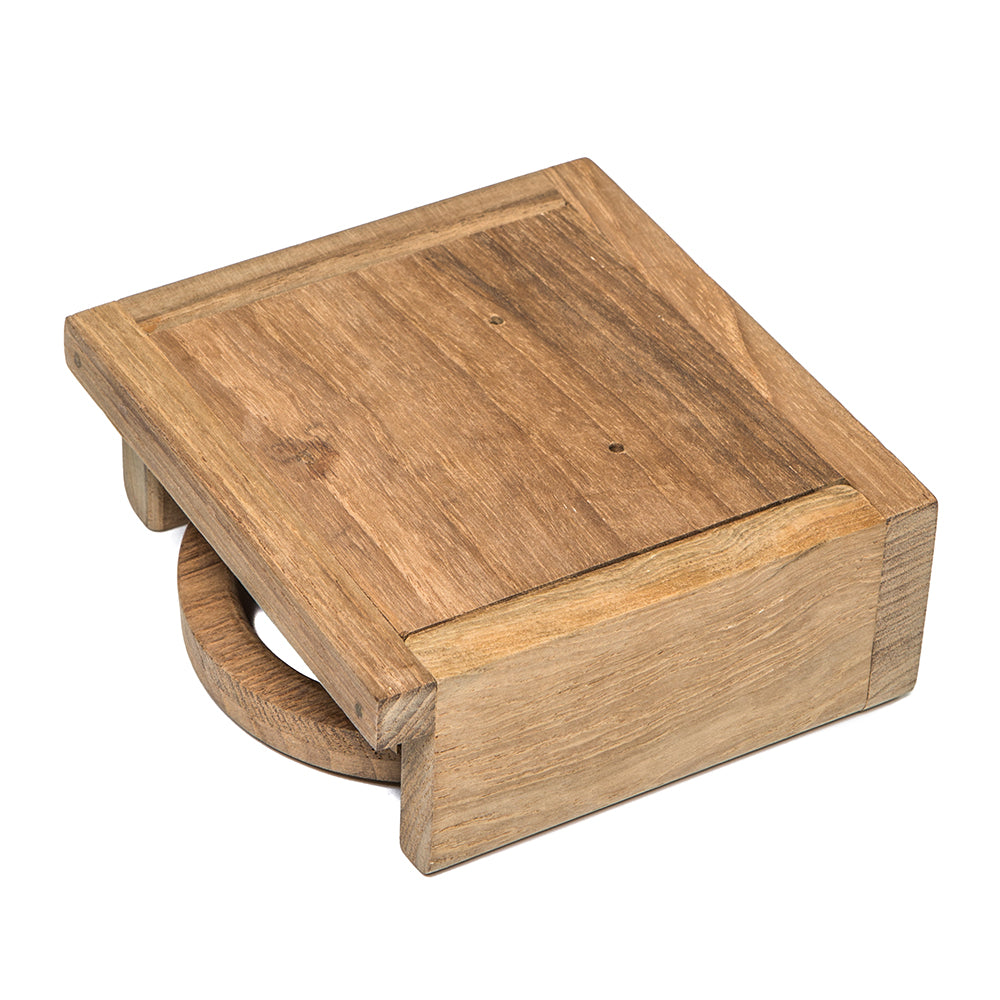 Whitecap Teak Folding Drink Holder 62601