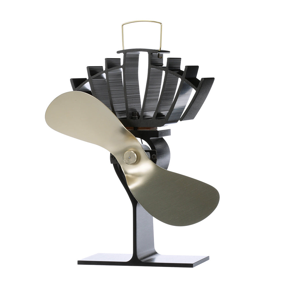 Ecofan by Caframo UltrAir 810CA Heat Powered Stove Fan  Gold Blade 810CABBX