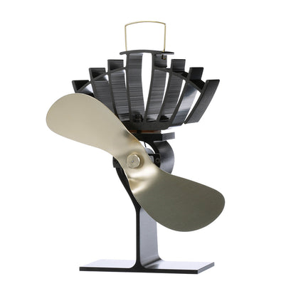Ecofan by Caframo UltrAir 810CA Heat Powered Stove Fan  Gold Blade 810CABBX