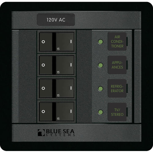 Blue Sea 1210 120V AC 4 Position 1210