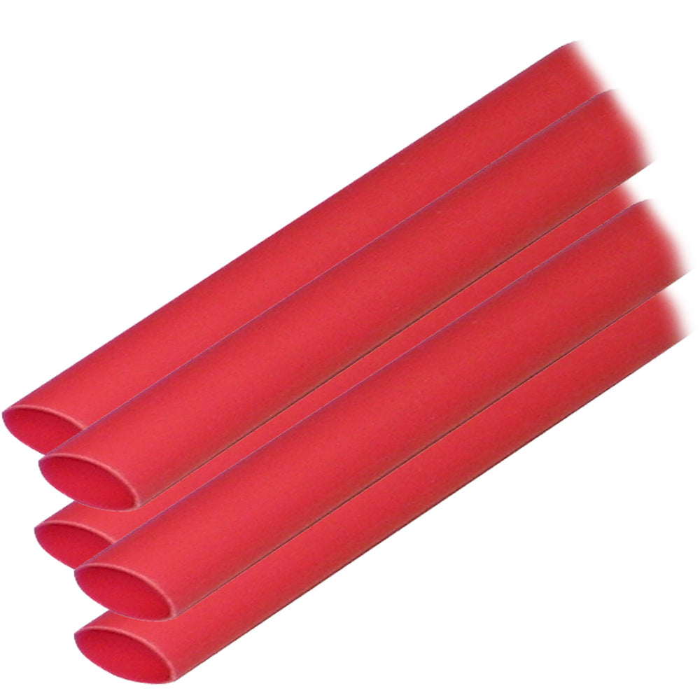 Ancor Adhesive Lined Heat Shrink Tubing ALT  38 x 12  5Pack  Red 304624