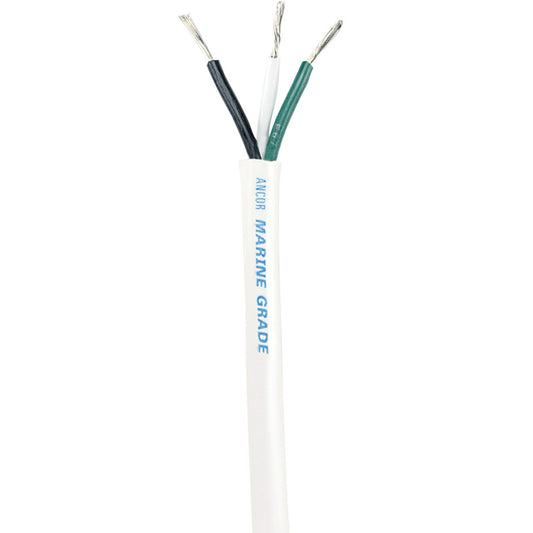 Ancor White Triplex Cable  123 AWG  Round  100 133310