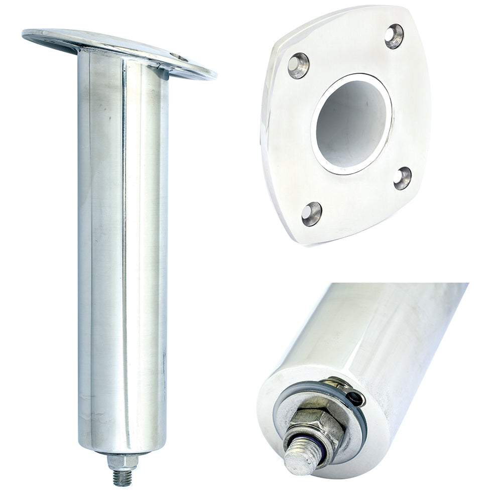 Tigress 4 Hole Extra Long Swivel Rectangular Head Rod Holder  15 Degree  1212 88524XL