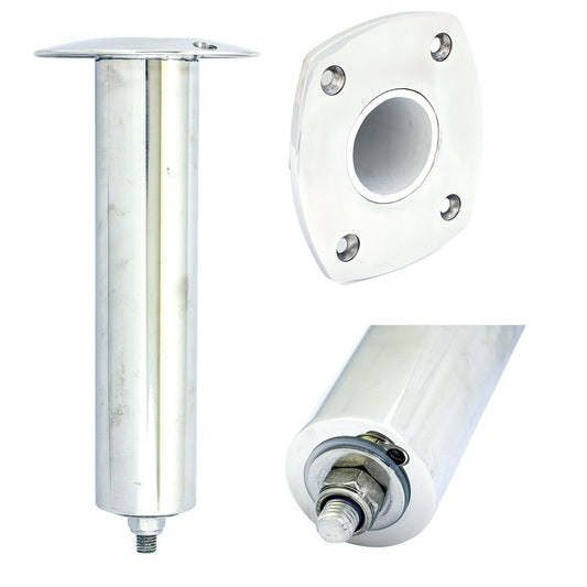 Tigress 4 Hole Swivel Rectangular Head Rod Holder  0 Degree  1012 88522SM