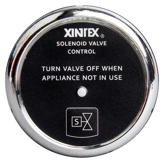 FireboyXintex Propane Control  Solenoid Valve wChrome Bezel Display C1CR