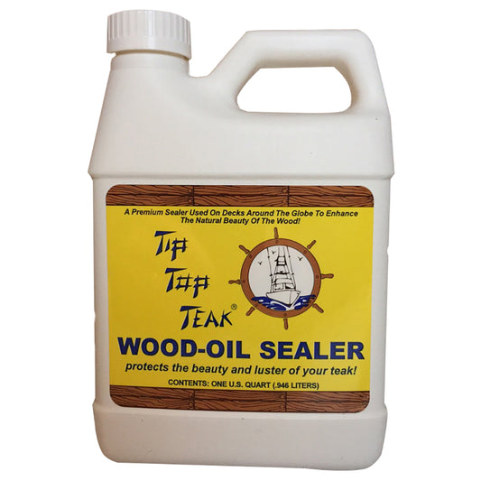Tip Top Teak Wood Oil Sealer  Quart TS 1001