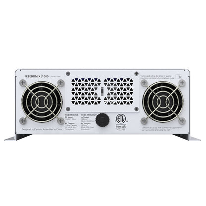 Xantrex Freedom X 1000 True Sine Wave Power Inverter  12VDC  120VAC  1000W 8171000
