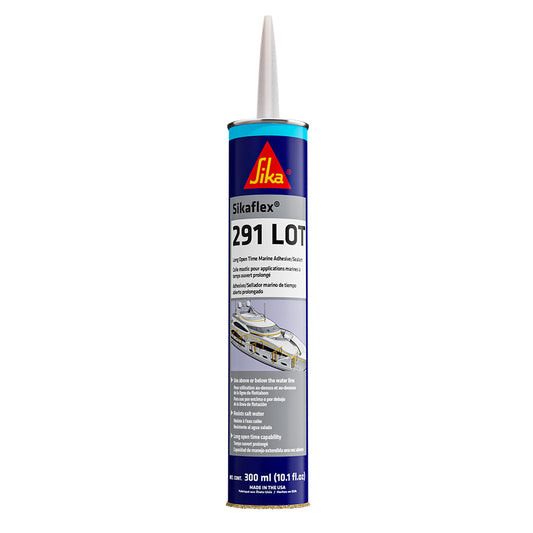 Sika Sikaflex 291 LOT Slow Cure Adhesive  Sealant 103oz300ml Cartridge  White 90925