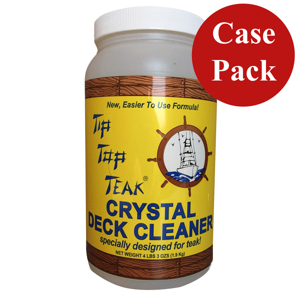 Tip Top Teak Tip Top Teak Crystal Deck Cleaner  Half Gallon 4lbs 3oz  Case of 6 TC 2001CASE