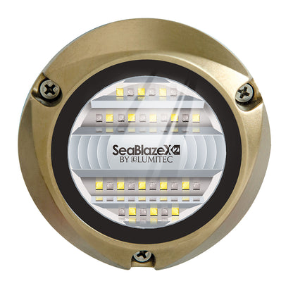 Lumitec SeaBlazeX2 LED Underwater Light  Dual Color  WhiteBlue 101516
