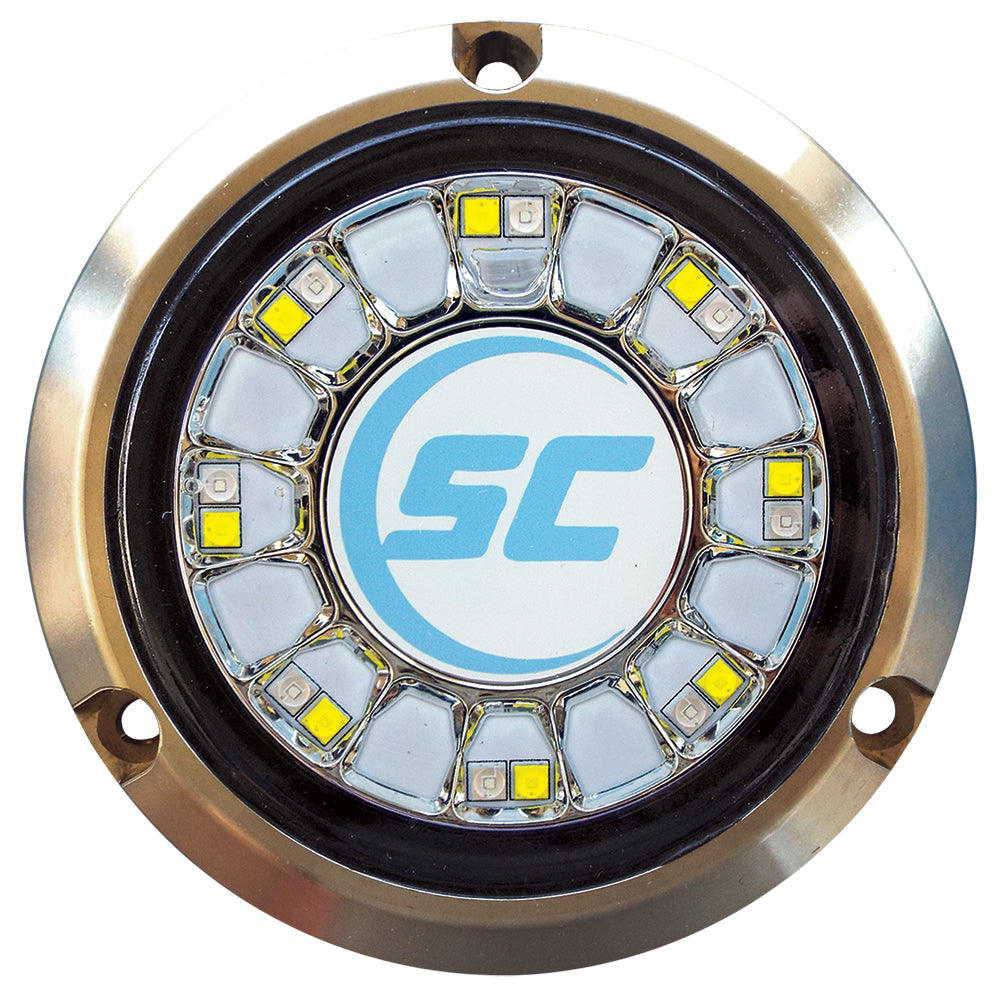 ShadowCaster BlueWhite Color Changing Underwater Light  16 LEDs  Bronze SCR16BWBZ10