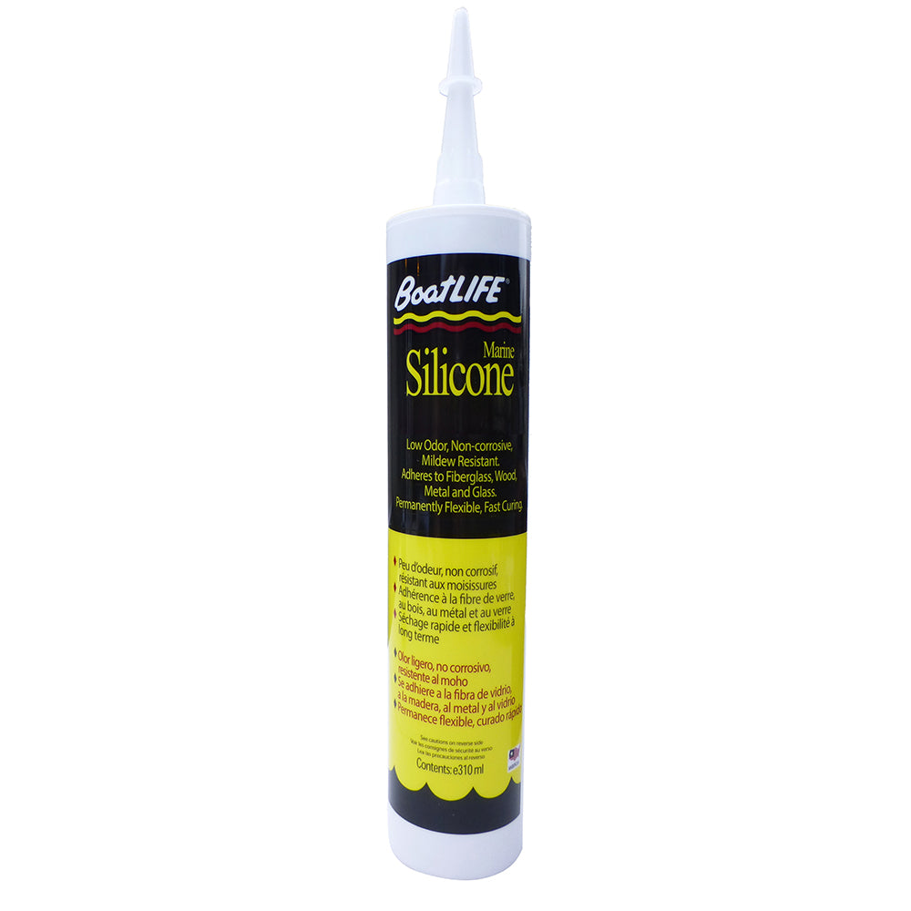 BoatLIFE Silicone Rubber Sealant Cartridge  Clear 1150